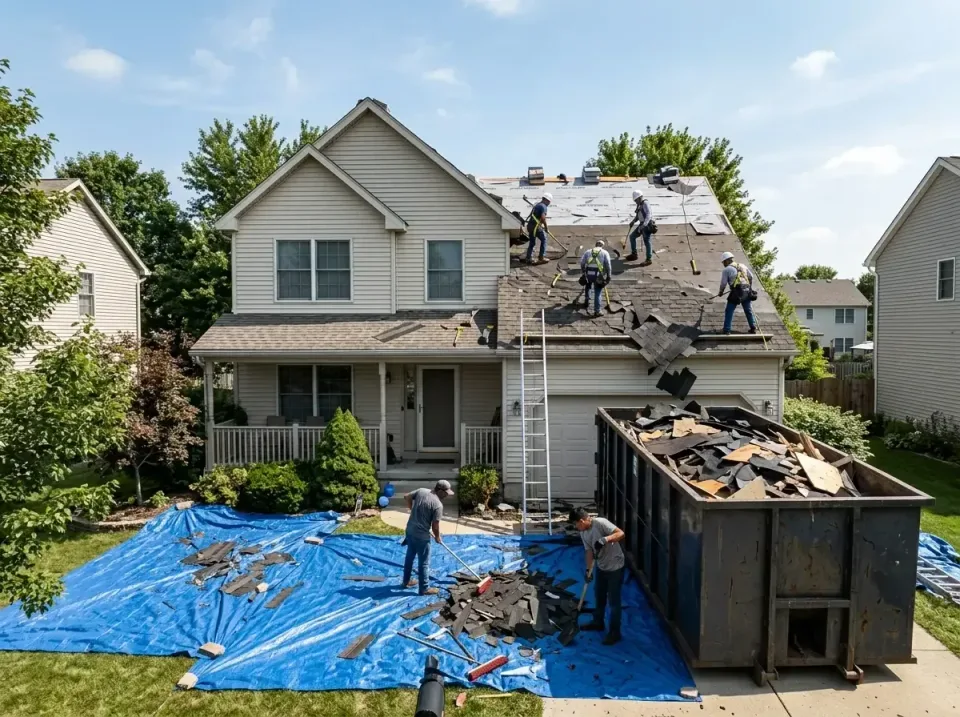 roof-replacement-debris-remova-004 — frequently asked questions, Cheapest Dumpster Rentals in Arkadelphia, AR